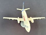a model airplane that is sitting on a table