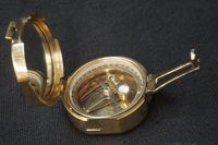 boussole de voyage + cloche de bateau - laiton - diamètre de… (photo 4)