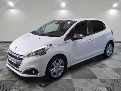 the white car is parked on a checkered tile floor