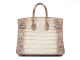 an image of a brown and white bag on a white background