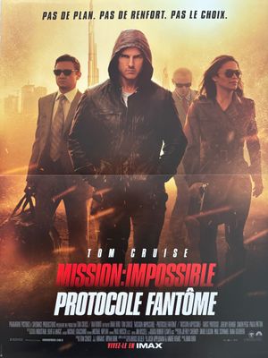 Mission Impossible : Protocole Fantôme - Affiche de cinéma 11 x 17 - Style français A