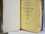 an open book with a drawing of a cadus on it