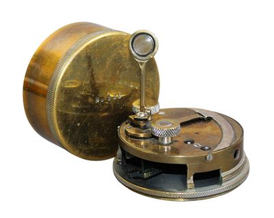 a clock that is sitting on top of a table