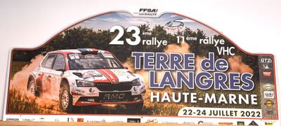 Grande Affiche ASA TERRE DE LANGRES 240 X 150cm (déchirure e…