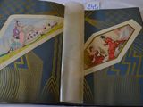 an open book with pictures of people on it