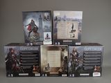 a lot of boxes of different games on a table