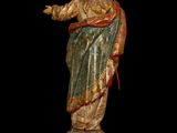 a statue of a man with a beard and a robe