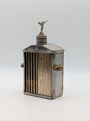 une petite cage à oiseaux en métal sur laquelle est perché un oiseau