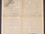 the front page of the french newspaper le soir