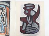deux tableaux de formes et de tailles différentes sur un fond blanc