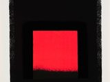 a black and red square with a red square in the middle