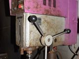 a machine that is sitting inside of a building