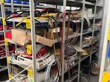 a rack with many different types of electrical equipment in it