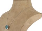 a close up of a mannequin torso with a necklace on it