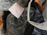 a bag full of items that are sitting on the floor