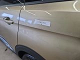 a car that has a sticker on the side of it