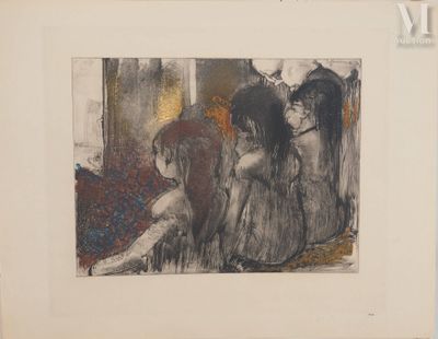 une image représentant un dessin d'un groupe de femmes assises sur un canapé