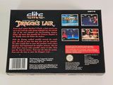 the back of a box of a video game called dragon ' s lair