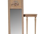 an image of a mirror and a table with a mirror on top of it