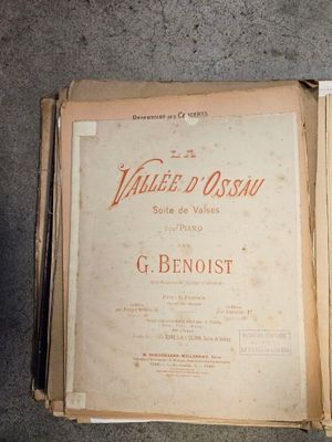 IMPORTANT ENSEMBLE DE PARTITION DE MUSIQUE Principalement de…