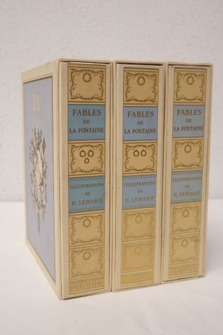 LAFONTAINE Jean de : Fables, Illustrations de Henry LEMARIE Paris...