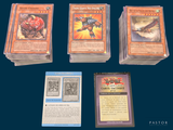 several cards are sitting on top of each other on a table