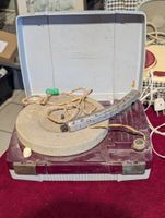 Varia - Ensemble de 3 tourne-disques anciens et une lampe vi… (photo 2)