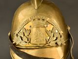 helmet of a british officer of the royal artillery of the united states of america