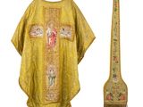 two pieces of cloth with a cross and a cross on it
