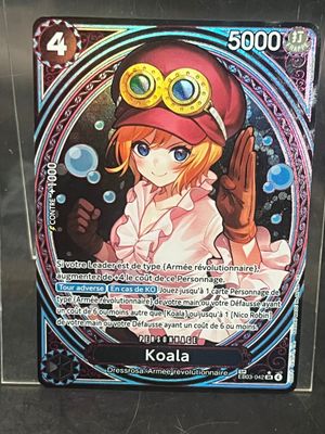 a picture of a card with a picture of a girl wearing goggles