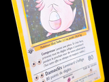 une carte sur laquelle figure l'image d'un personnage de Pokémon