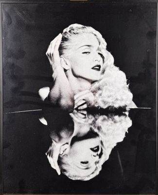 Madonna 1990 portrait par Lorraine Day au Burbank Studios, B…