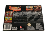 a back cover of a video game with a picture of a man holding a tennis racquet