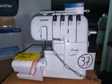 a sewing machine that is sitting on a table