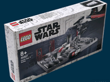 a box with a lego star wars set inside of it