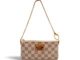 Pochette Louis Vuitton Damier avec bandoulière à chaîne