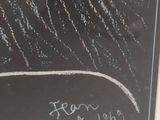 a picture of a picture of a horse with a name written on it