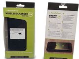 packaging for a wireless charger in a box on a white background