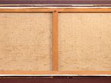 a picture of an old window with a wooden frame
