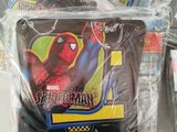 a spider - man lunch bag on display in a store