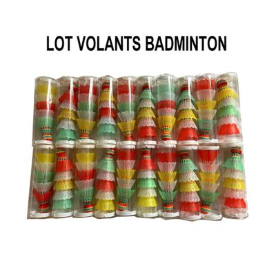 volants de badminton neufs (12 boïtes de 6 + 1 boîte …