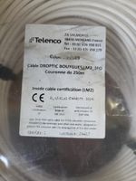 Lot de 7 rouleaux neufs de câbles fibre optique blancs dont … (photo 4)
