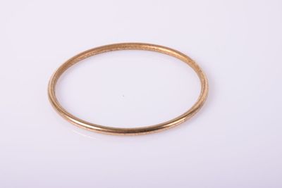 Bracelet jonc en plaqué or Diamètre : 7 cm
