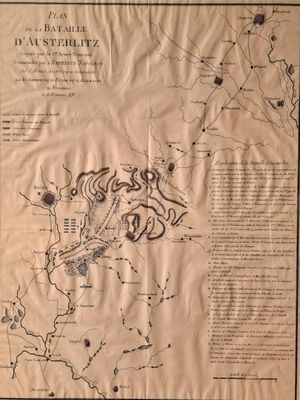 Plan de la bataille d'Austerlitz. - Photo 1