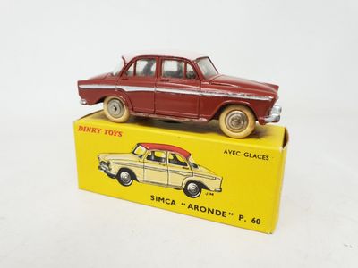 Dinky France réf 544 Simca Aronde P60 marron/toit rose pâle,…