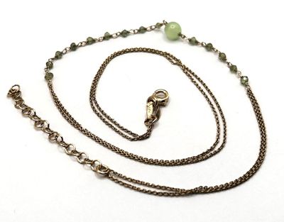 LES PERLES DE VENUS - Un collier double chaine en argent 925/1000 plaq - Photo 1