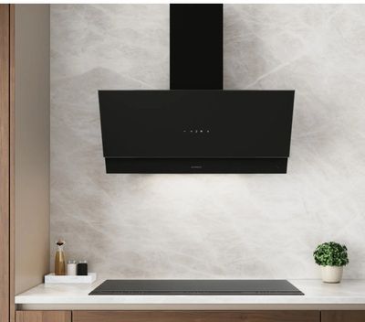 Hotte décorative murale De Dietrich DHB4934B, largeur 100 cm…