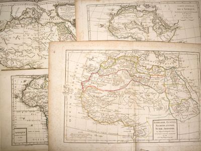 Afrique. Important ensemble de 45 cartes des XVIIIe et XIXe …