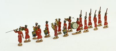 QUIRALU, garde du sultan du Maroc au défilé, ensemble de 16 sujets, co - Photo 1