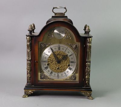 a clock that is sitting on top of a table